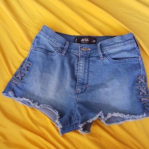 Hollister high rise short shorts